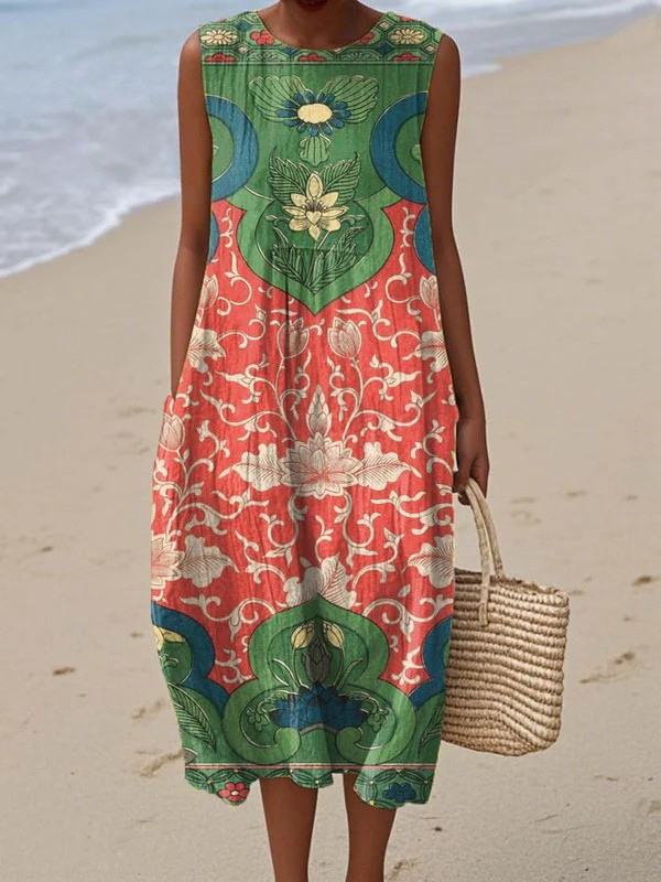 Iris™ | Bohemian Midi-jurk