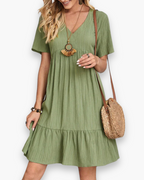 Elegante midi-jurk voor dames | Zomerse vrijetijdslook