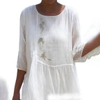 Celeste - Witte Zomerjurk Met Luchtige Pasvorm En Romantische Look