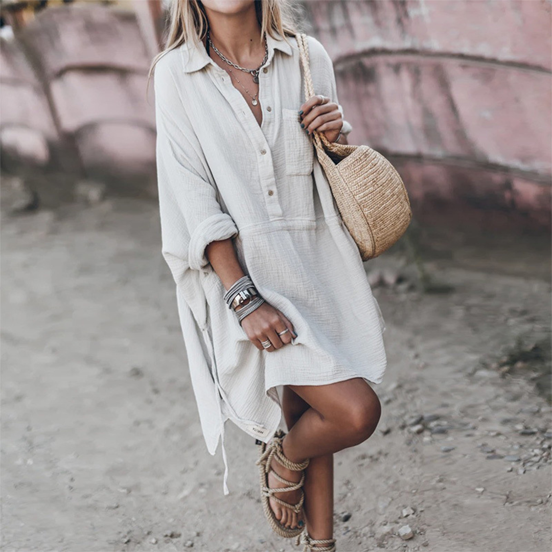 Nathalie - Luchtige Strand Blousejurk