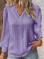 Liora - Comfortabele Blouse Met Stijlvolle Details