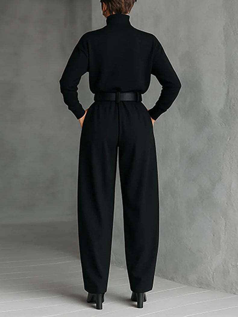 Jessica™ Elegante Top & Rechtafstaande Broek Set