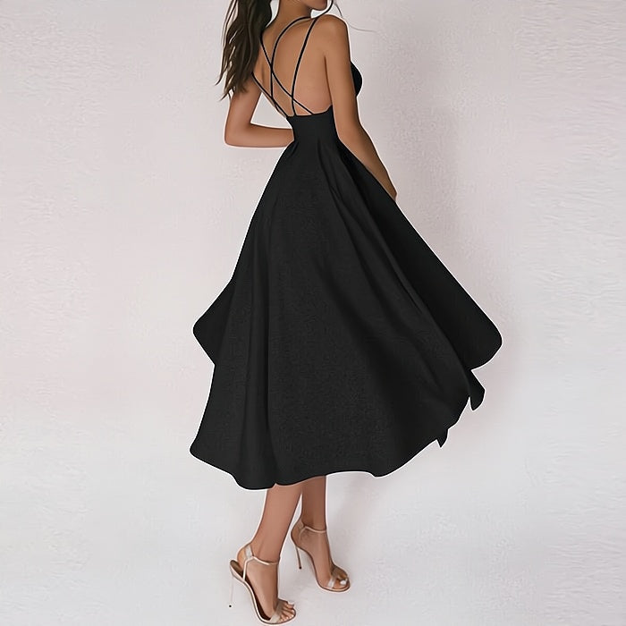 Charline - Elegante Jurk Met V-Hals