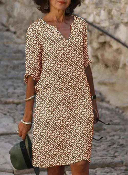 Annie - Tijdloze Midi Jurk Dames