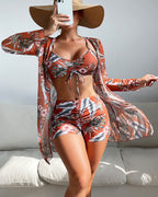 Emma | 3-Delige Bikini Set met Print