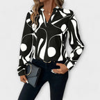 Lara™ Elegante Blouse Met Design