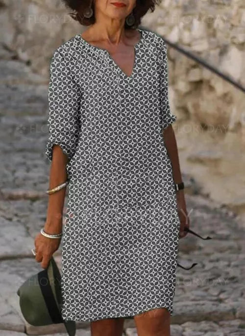 Annie - Tijdloze Midi Jurk Dames
