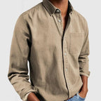 Liam - Heren overhemd Denim