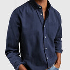 Liam - Heren overhemd Denim
