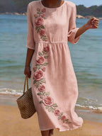 Abigail | Casual Mid-Sleeve Dress