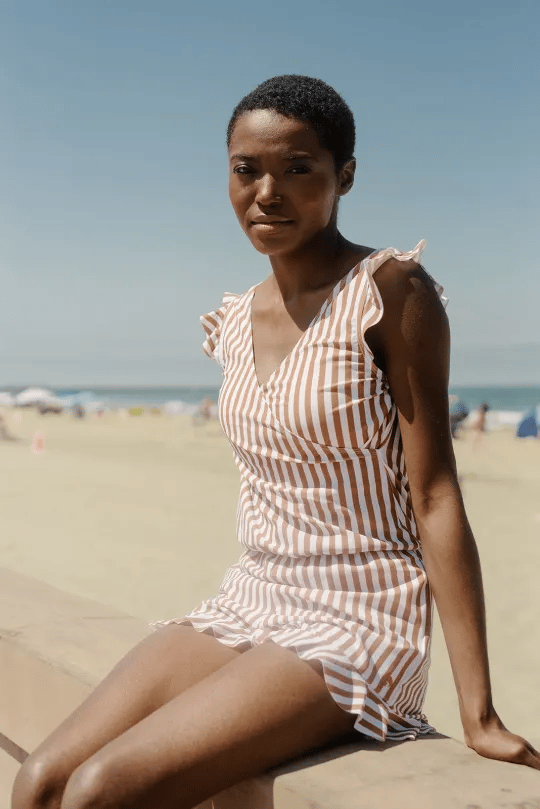 Agnieszka™ | Badpak met Ruffles & Borstondersteuning