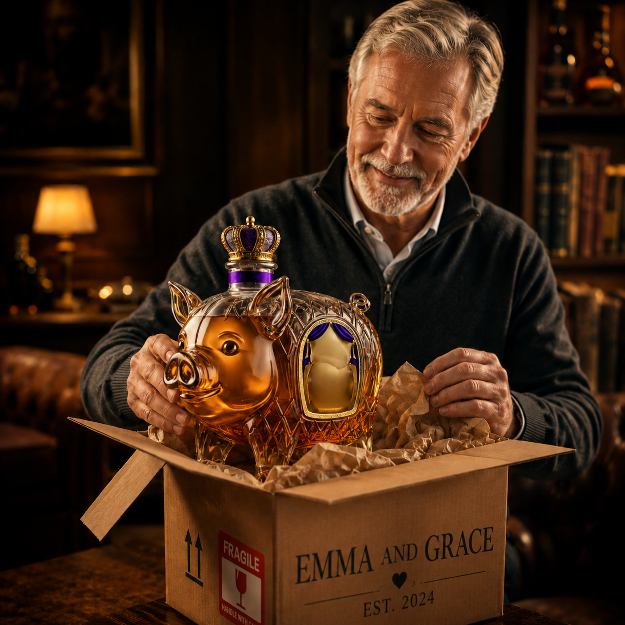 Whisky Decanter | Varkens Editie