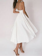 Charline - Elegante Jurk Met V-Hals