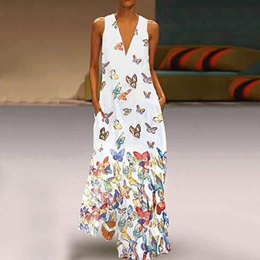 Simone - Luchtige Maxi Jurk