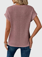 Isa™ | Elegante Blouse met Ronde Hals