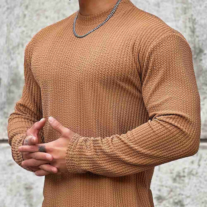 Heren Gebreide Trui Zacht Comfortabel Premium
