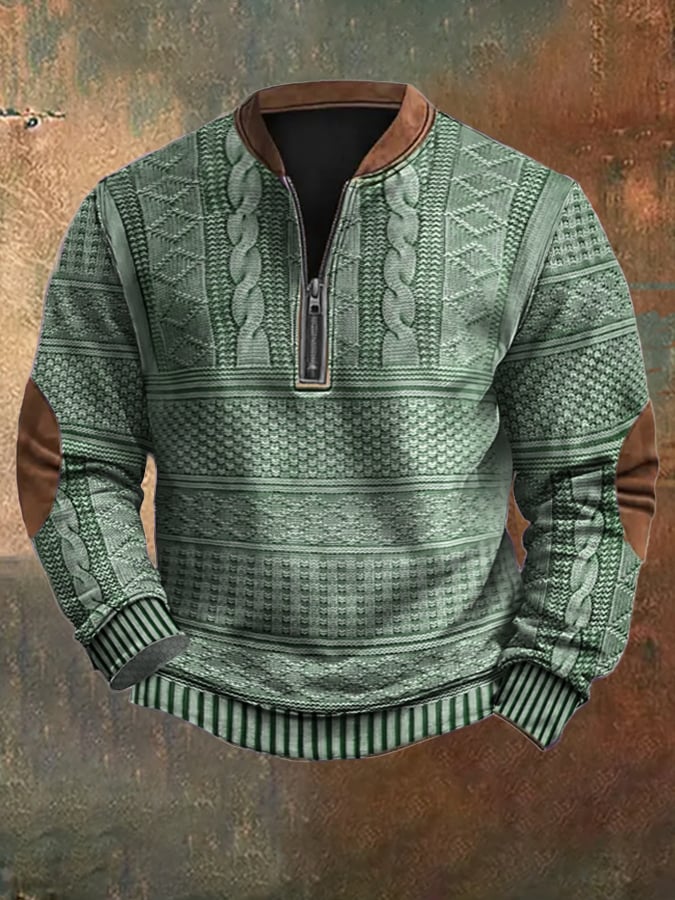 Phillip - Heren Sweater Gebreid Vintage