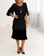 Patricia | Elegante Comfort Ruffle Jurk