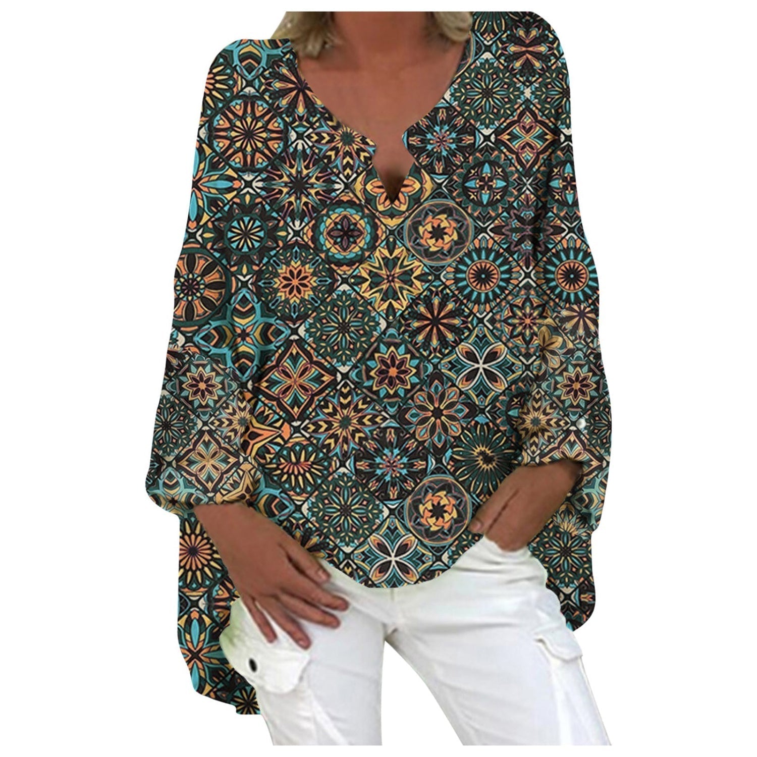 Estrella - Stijlvolle Linnen Damesblouse Voor Een Natuurlijke Look