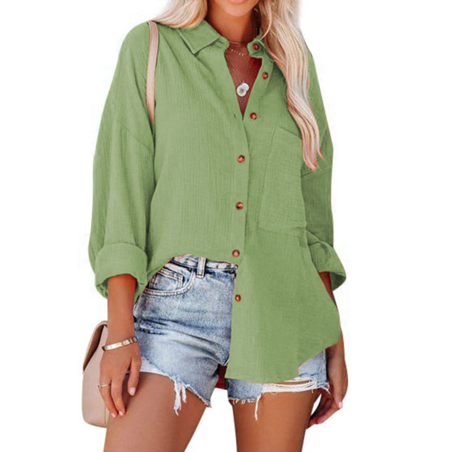 Miralune - Luchtige Zomerblouse Voor Dames Met Stijlvolle Snit