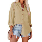 Miralune - Luchtige Zomerblouse Voor Dames Met Stijlvolle Snit