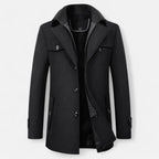 Nathan - Trenchcoat Wol Rits Heren
