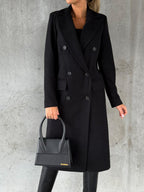 Martina - Lange jas dames elegant