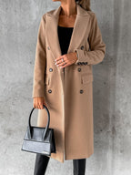 Martina - Lange jas dames elegant