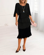 Patricia | Elegante Comfort Ruffle Jurk