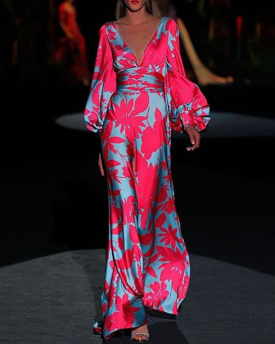 Diana - Stijlvolle V-Hals Jurk Voor Een Vrouwelijke En Elegante Look