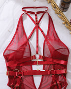 Renee™ | Mouwloze Lingerie Body met Metalen Bandjes