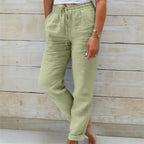 Emma - Linnen broek dames