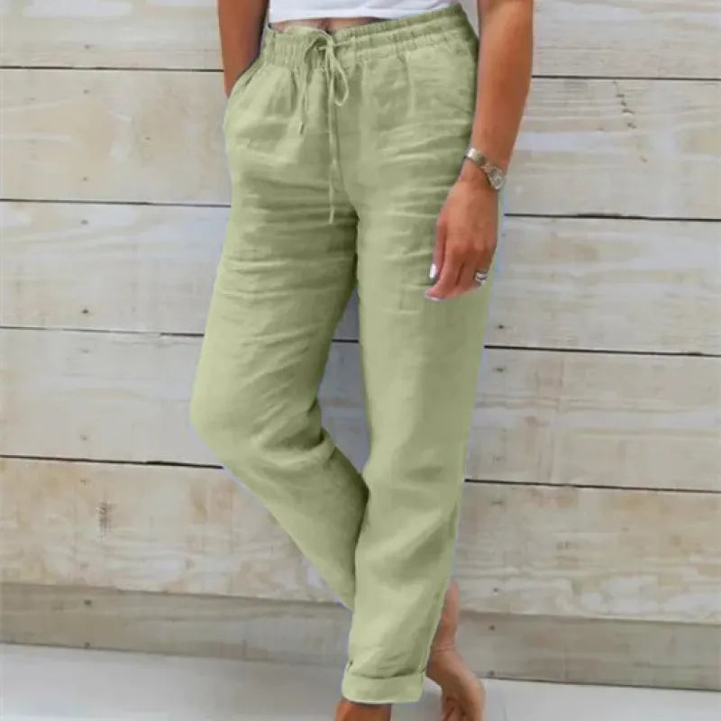 Emma - Linnen broek dames