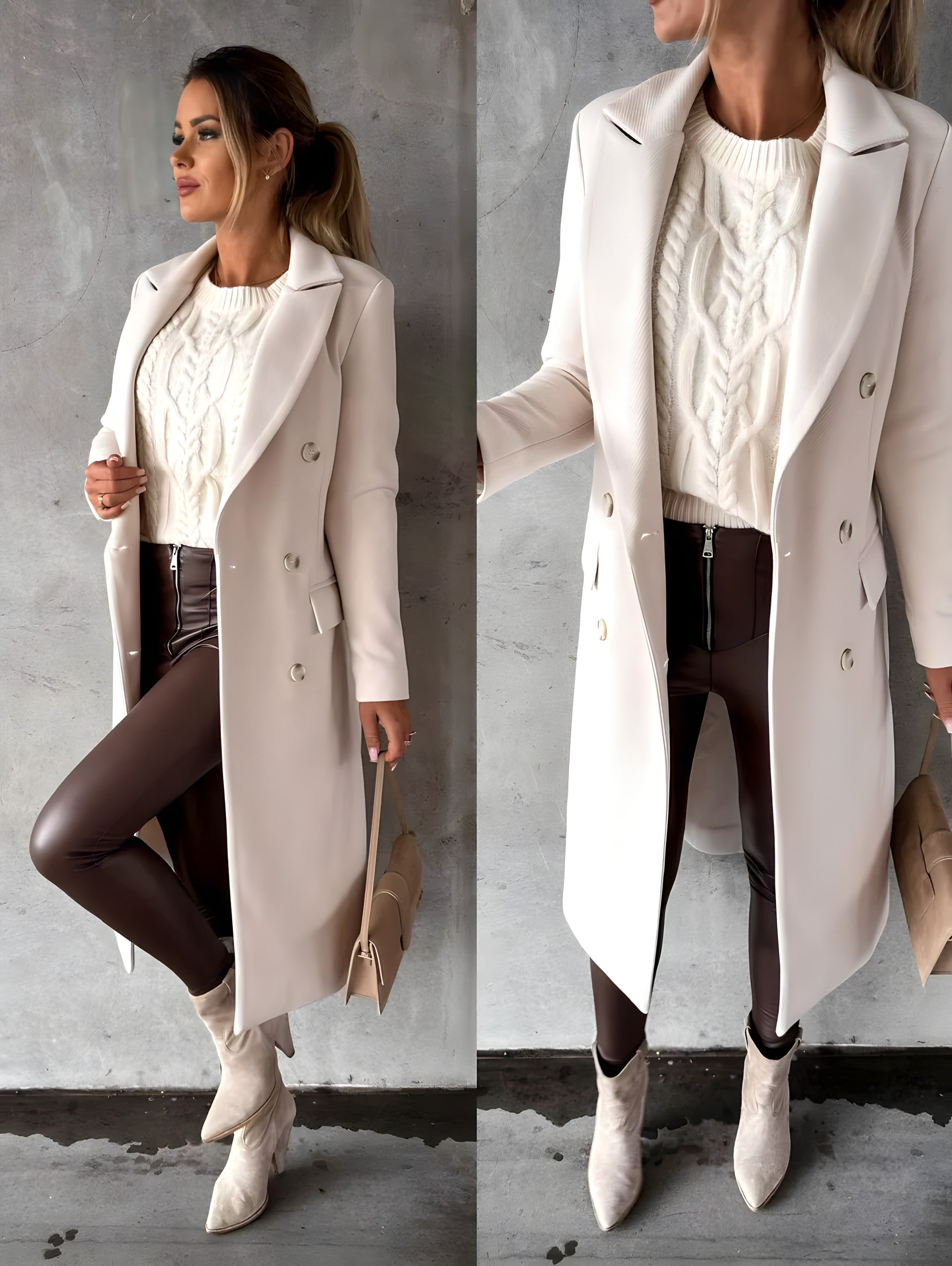 Jocelyn - Mantel dames chic
