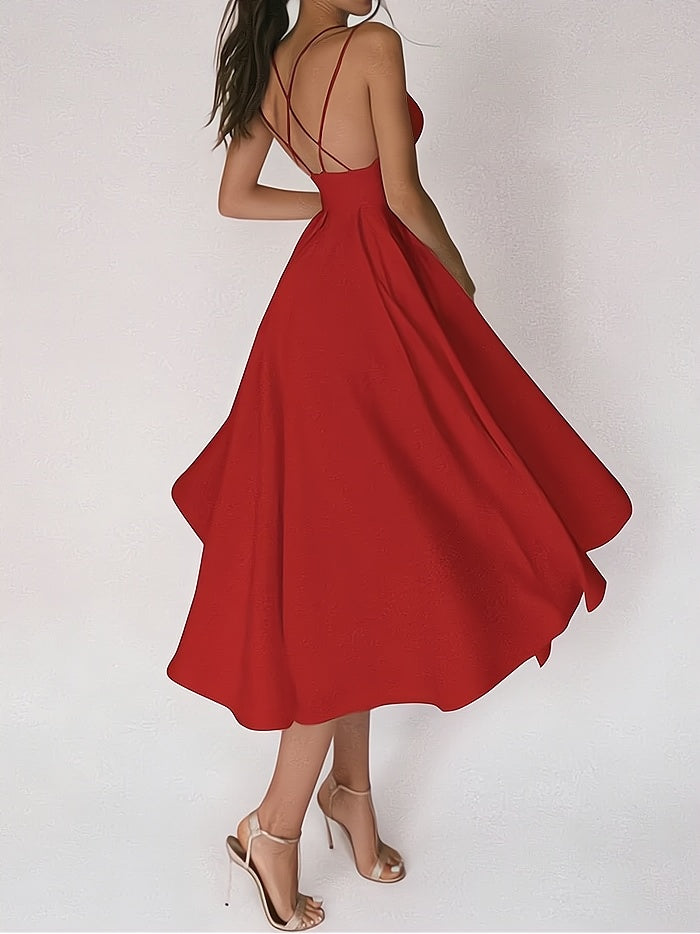 Charline - Elegante Jurk Met V-Hals