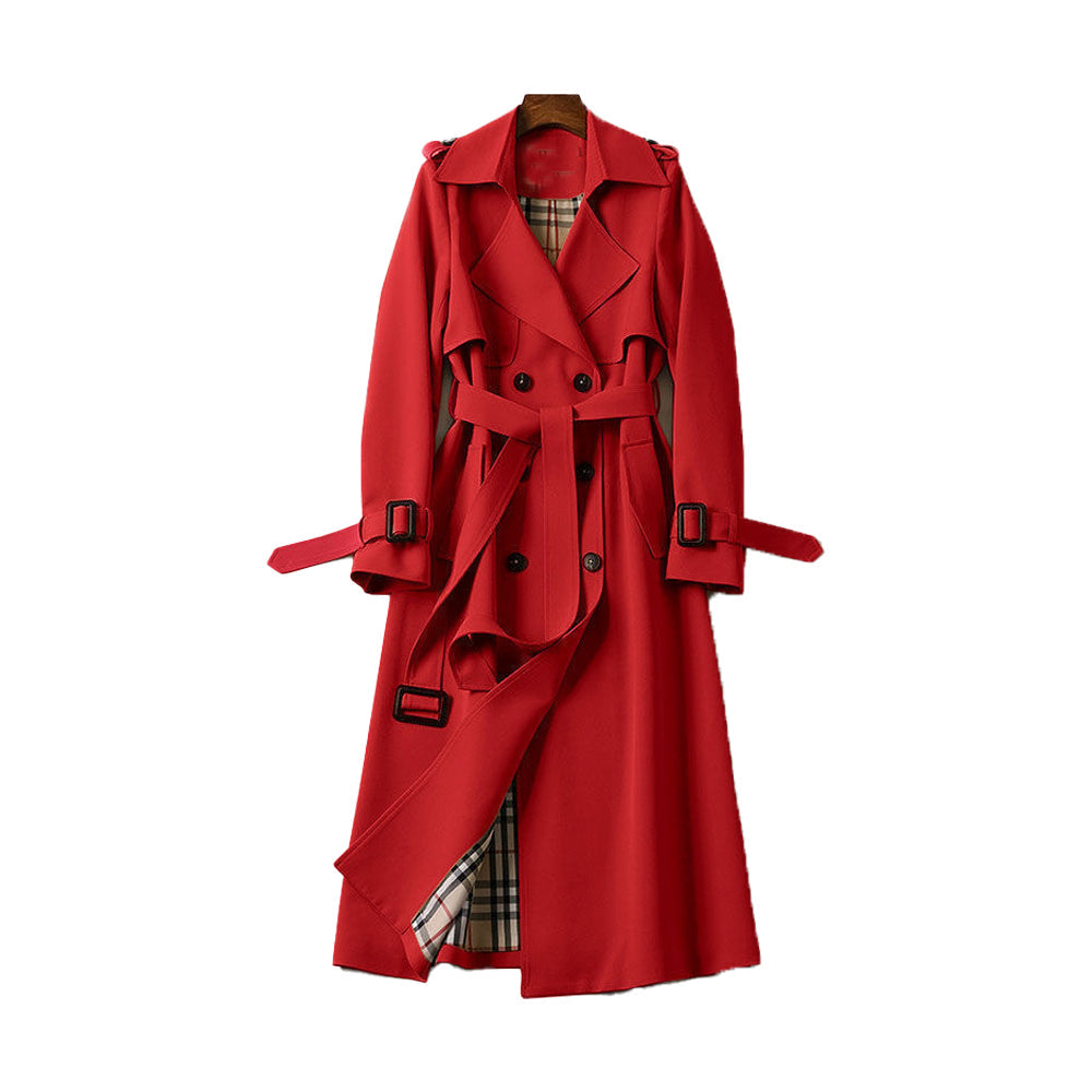 Lena - Trenchcoat lang elegant dames