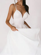 Charline - Elegante Jurk Met V-Hals