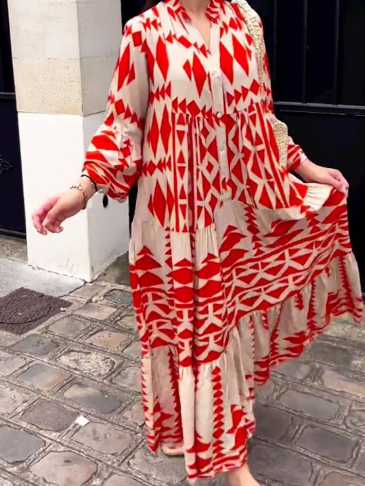Romy – Stijlvol Badpak Met Een Grafische Print En Flatterend Model