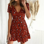 Wendy - Trendy Panterprint Jurk