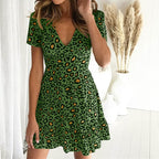 Wendy - Trendy Panterprint Jurk