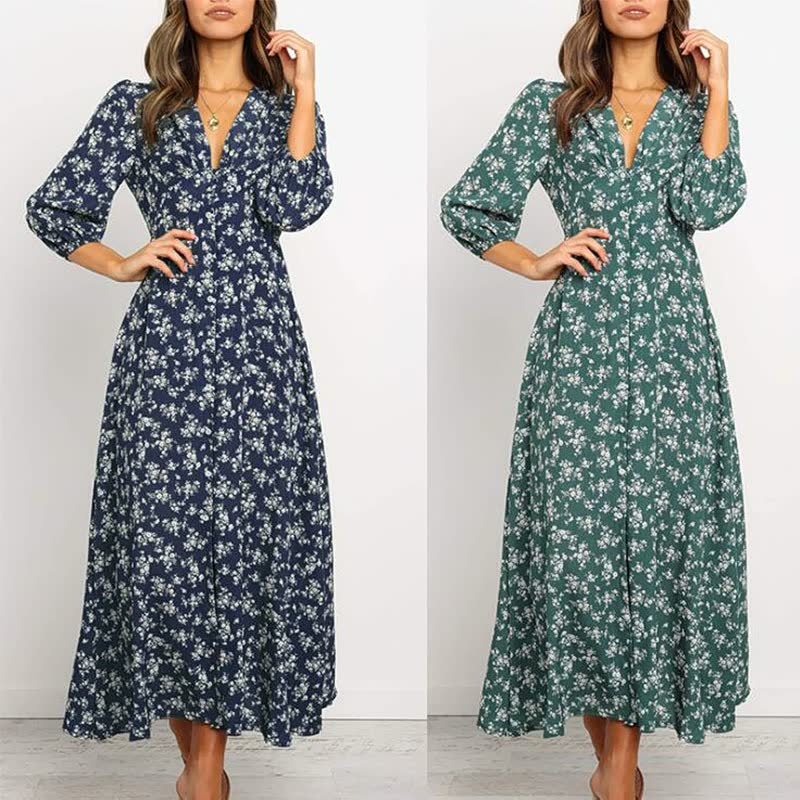 Nathalie - Elegante Maxi Jurk