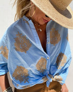Melis - Trendy Blouse Met Flatterende Pasvorm