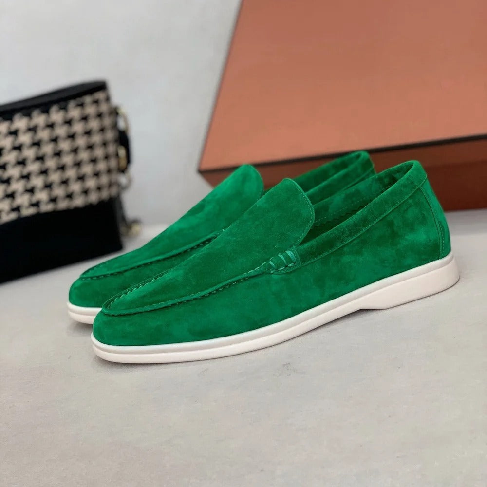 Heren Loafers Suède Comfortabel Old Money Stijl