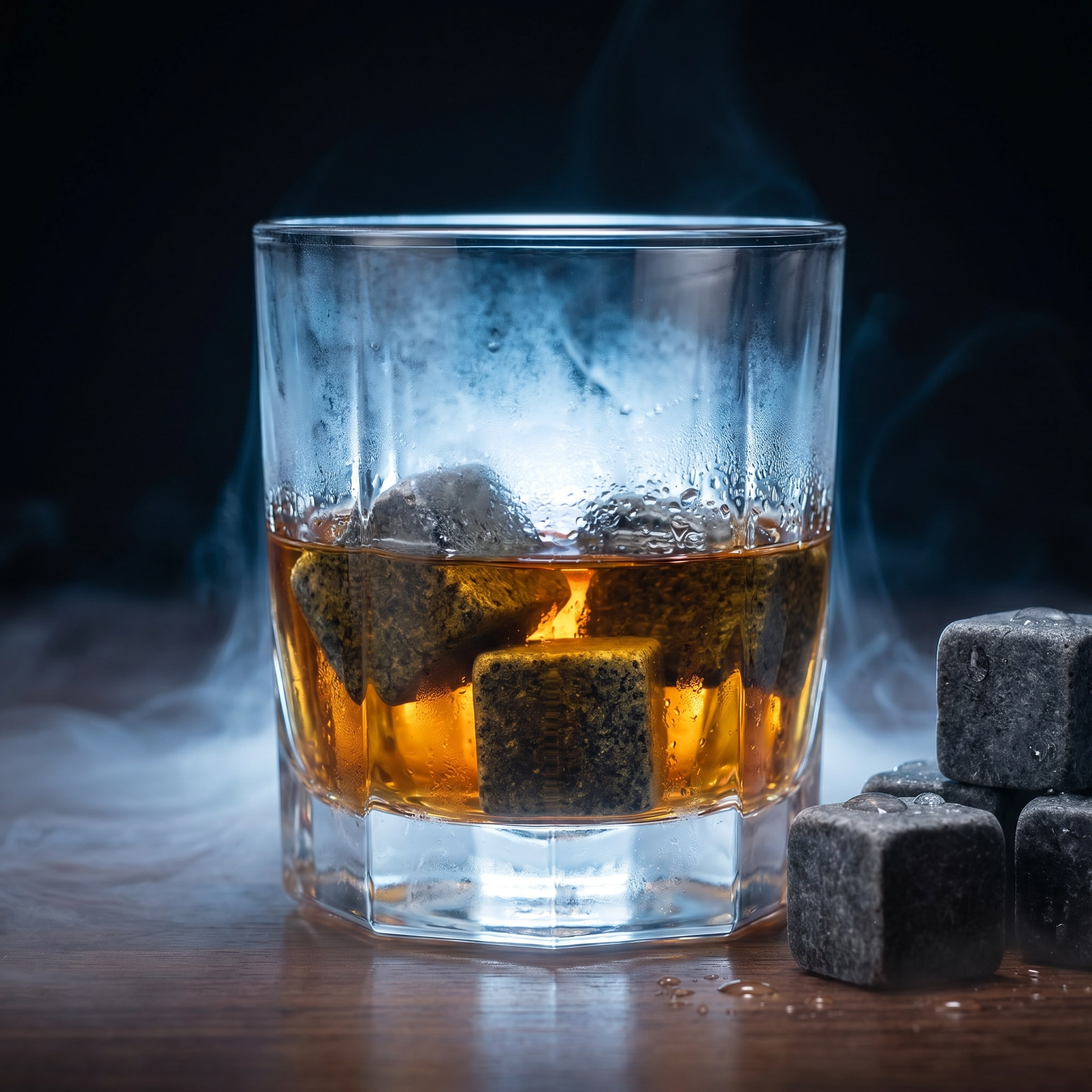 Whiskystenen Matthieu en Claire — Set van 9